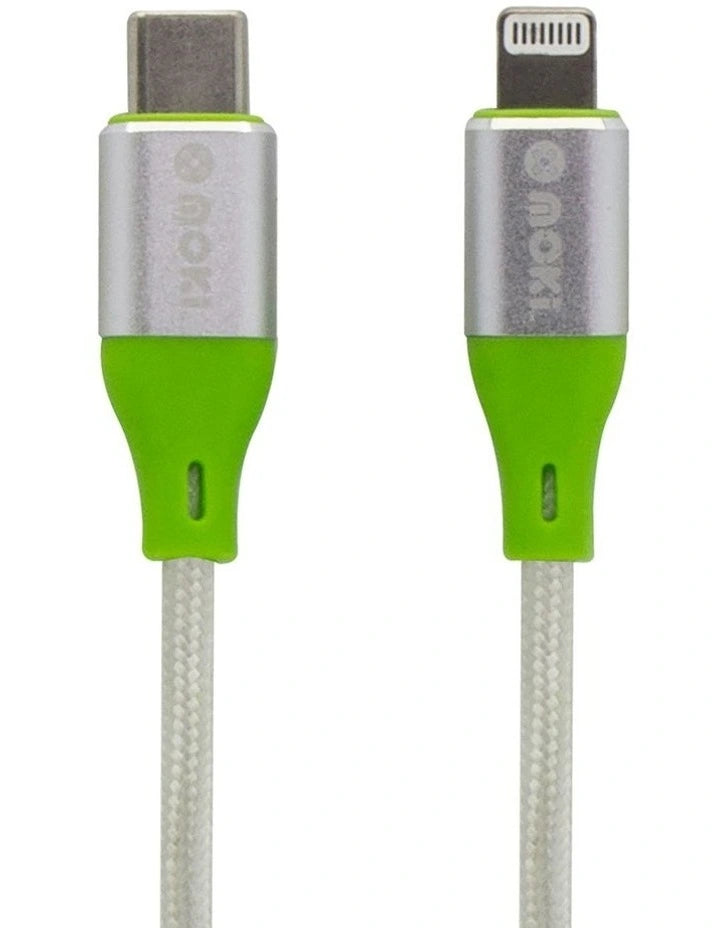 Moki Brd Type-C-Lightn 90c Silver