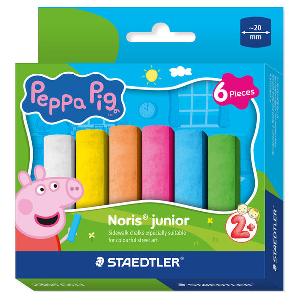Staedtler Peppa Pig SW Chalk Pack of 6 Box of 10
