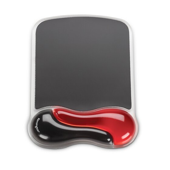 Kensington Gel Series Mouse Pad Red and Black