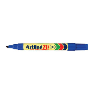 Artline 70 Permanent Marker 1.5mm Bullet Blue Box Of 12