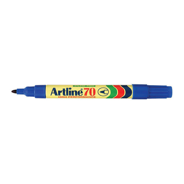 Artline 70 Permanent Marker 1.5mm Bullet Blue Box Of 12