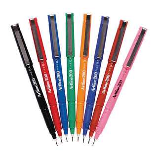 Artline 200 Fineliner Pen 0.4mm Assorted Box Of 12