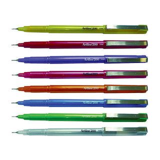 Artline 200 Bright Fineliner Pen 0.4mm Assorted