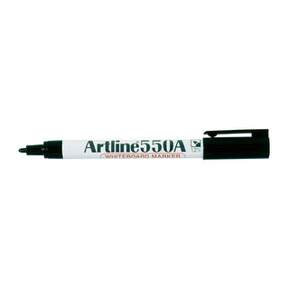 Artline 550A Whiteboard Marker 1.2mm Bullet Black Box Of 12