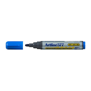 Artline 577 Whiteboard Marker Blue Box Of 12