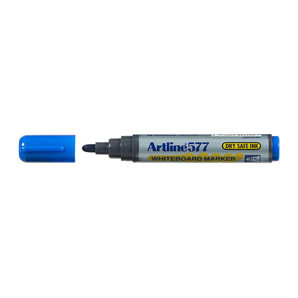 Artline 577 Whiteboard Marker Blue Box Of 12