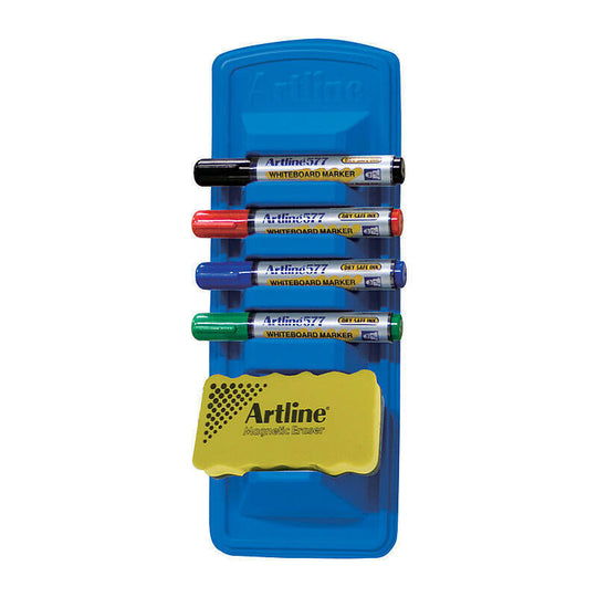Artline 577 Whiteboard Caddy Starter Kit W/markers