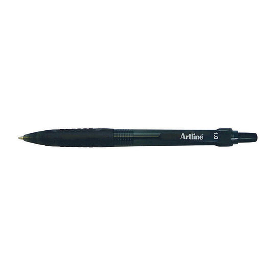 Artline Ikonic 8410 B/point Retract Grip Black Box Of 12