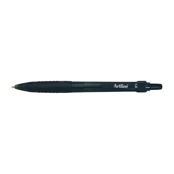 Artline Ikonic 8410 B/point Retract Grip Black Box Of 12