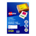 Avery Lsrlbl Yellow L7163f Y14up Pack Of 25