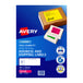 Avery Lsrlb Pink L7162fp 16Up Pack Of 25