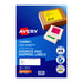 Avery Laser Label Orange L7162 16Up Pack Of 25