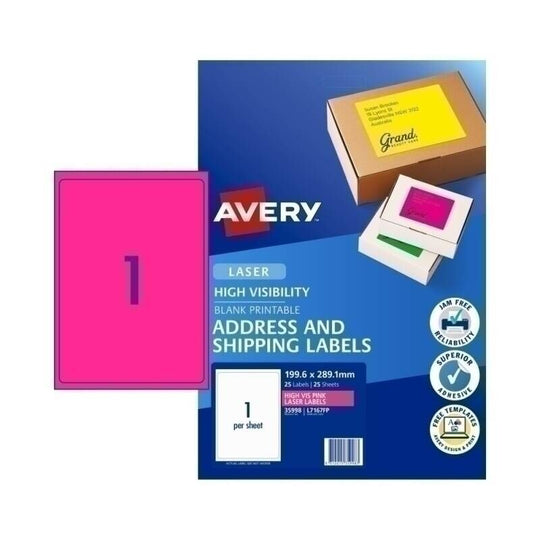 Avery Shiplabel L7167fp Pack 1UP