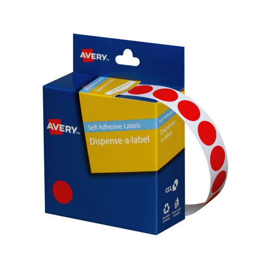 Avery Dispenser Red 14mm Roll1050