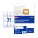 Avery Gen Label L7157gu 33Up Pack Of 100