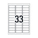 Avery Gen Label L7157gu 33Up Pack Of 100
