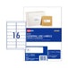 Avery Gen Label L7162gu 16Up Pack Of 100