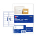 Avery Gen Label L7163gu 14Up Pack Of 100