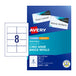 Avery Badge Refill L7418 8Up Pack Of 25