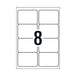 Avery Laser Label L7165 8Up Pack Of 100