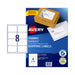 Avery Laser Label L7165 8Up Pack Of 100
