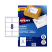 Avery Laser Label L7165 8Up Pack Of 100