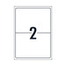Avery Laser Label L7168 2Up Pack Of 100
