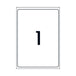 Avery Laser Label L7167 1Up Pack Of 100