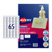 Avery Laser Label Colour L7551 65Up Pack Of 25