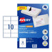 Avery Laser Label L7173 10Up Pack Of 100