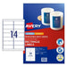 Avery Labels L7163 Lip 14Up Pack Of 350