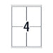 Avery Laserlbl L7069 4Up Pack Of 25