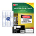 Avery Laser Label HD L4778 48Up Pack Of 25