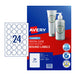 Avery Laser Label Red Colour 40mm Pack Of 240