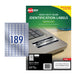 Avery Lsrlbl Silver L6008 189Up Pack Of 20