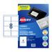 Avery Laser Label L7070 8Up Pack Of 10