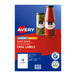 Avery Label Oval L7102 18Up Pack Of 10