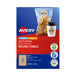 Avery Label Red Brown 60mm 12Up Pack Of 15