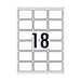 Averylbl Rectangular L7109 18Up Pack Of 10