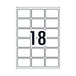 Averylbl Rectangular L7109 18Up Pack Of 10