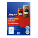Avery Label Sq Gls White L7119 Pack Of 350