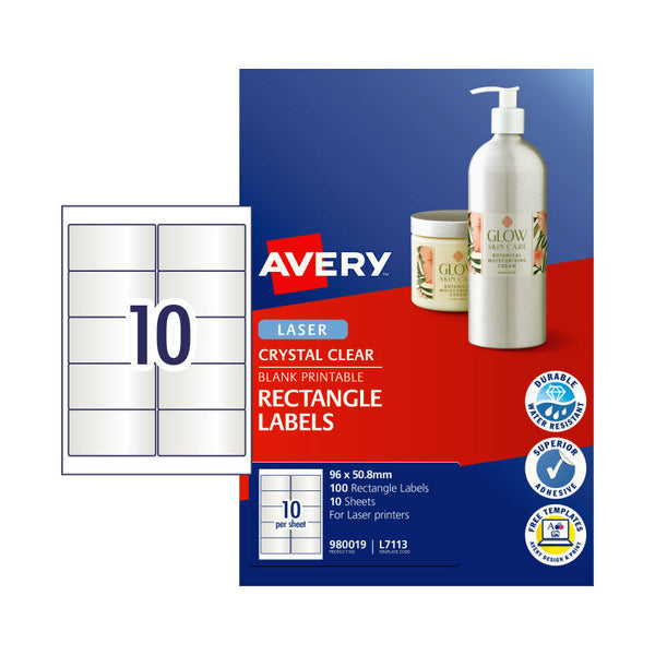 Avery Lsrlbl L7113 8mm 10Up Pack Of 10