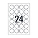Avery Label Gls Red L7147 40mm Pack Of 240