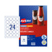 Avery Label Gls Red L7147 40mm Pack Of 240
