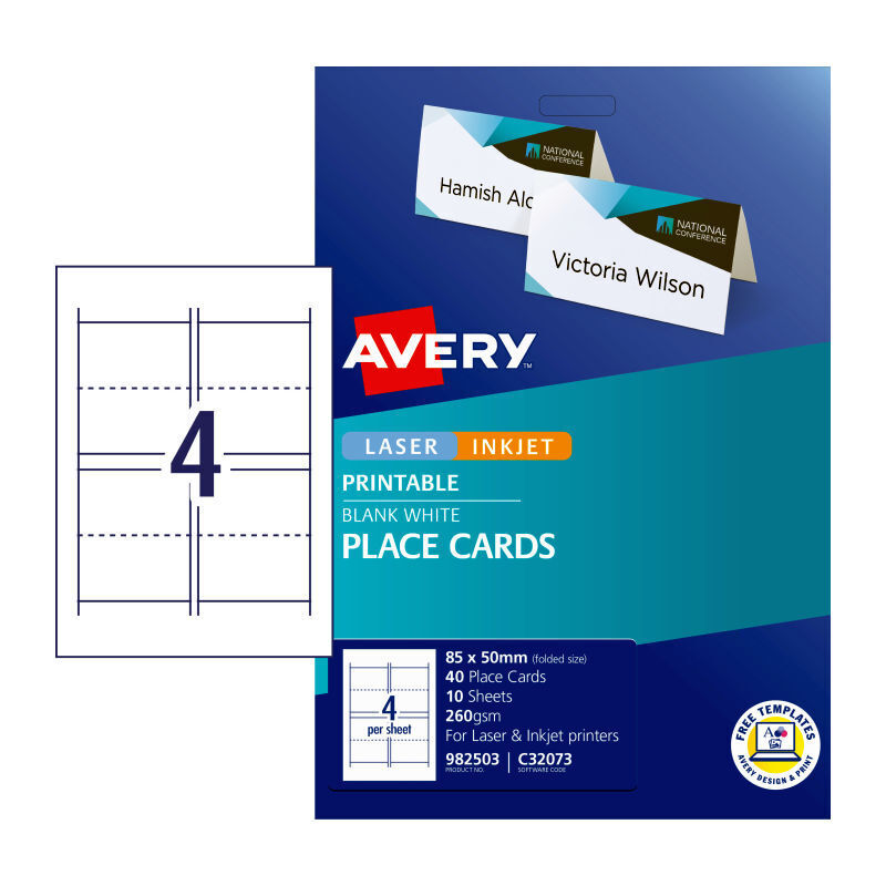 Averylbl Fold C32073 50mm Pack Of 10