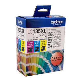 Brother Lc135xl Cmy Colour Pack