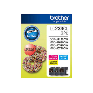 Brother Lc233 Cmy Colour Pack
