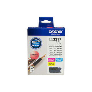 Brother Lc3317 Cmy Colour Pack