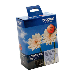 Brother Lc39 Black Twin Pack