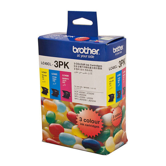 Brother Lc40 Cmy Colour Pack